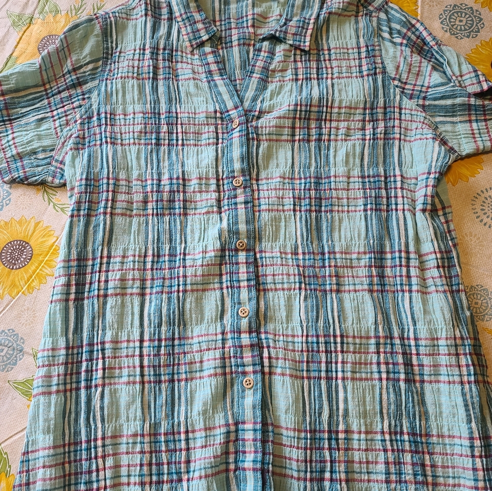 Woolrich Women’s Plaid Button Down Shirt – Size XL